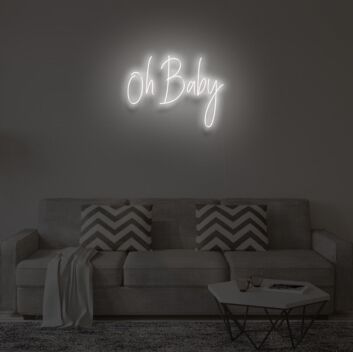 OH BABY&quot; LED Neon Sign