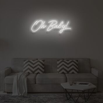 OH BABY V2&quot; LED Neon Sign