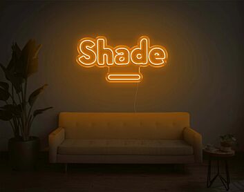Shade neon sign