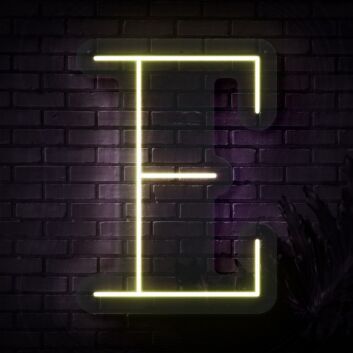 Personalized Initial Letter E Neon Sign MNC41524