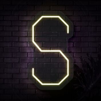 Personalized Initial Letter S Neon Sign MNC41538