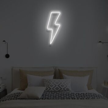 LIGHTNING BOLT&quot; LED Neon Sign