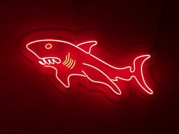 Shark Neon Sign