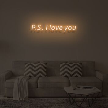 PS I LOVE YOU LED Neon Sign