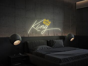 King Neon Sign