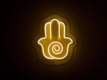 Hamsa V1 Neon Sign