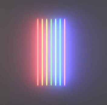 Rainbow Flag Neon Sign