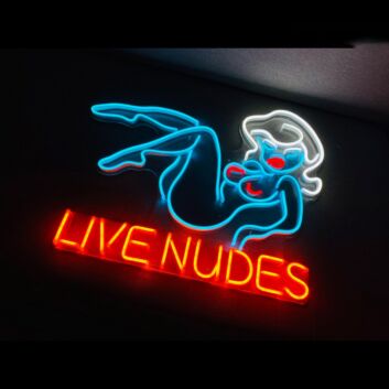 Live Nudes Sexy Girls Neon Sign