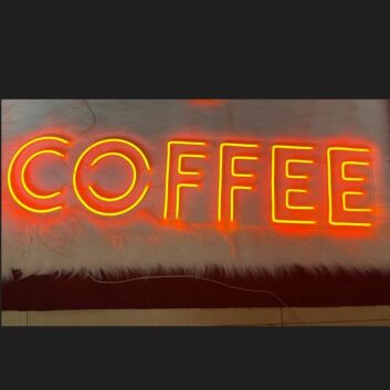 Coffee Double Line Neon Sign