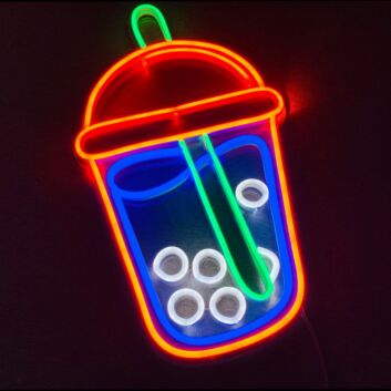 Boba Tea Bubble Tea Neon Sign