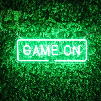 Game On Neon Sign