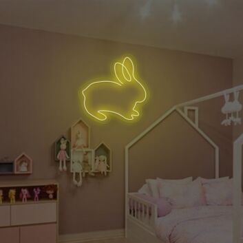 A Little Cute Rabbit Neon Sign