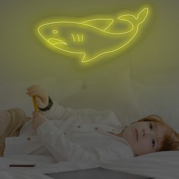 Baby Shark For Childrens Room Neon Sign