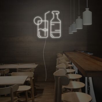 Cocktail And Drinks Neon Sign For Bar