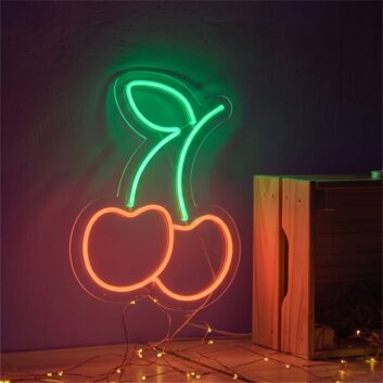 Cherry Neon Sign Fashion Custom Neon Sign Lights Night Lamp Led Neon Sign Light For Home Party
