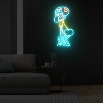 Squidward Tentacles Neon Sign Fashion Custom Neon Sign Lights Night Lamp Led Neon Sign Light For Home Party