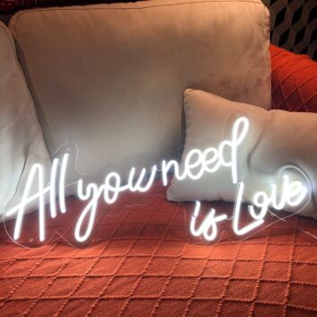 All You Need is Love &#8211; Led Neon Sign