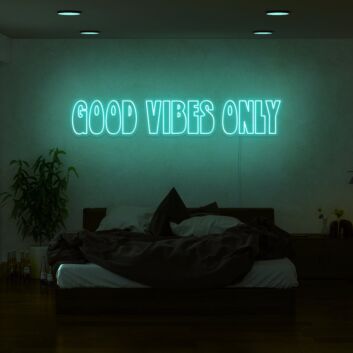 Good Vibes Only II Neon Sign