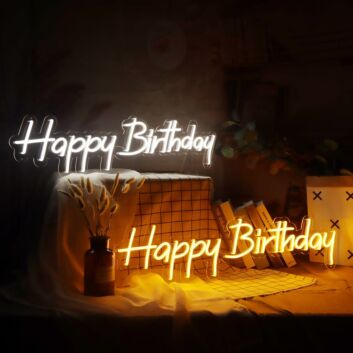 Happy Birthday – LED Neon Sign