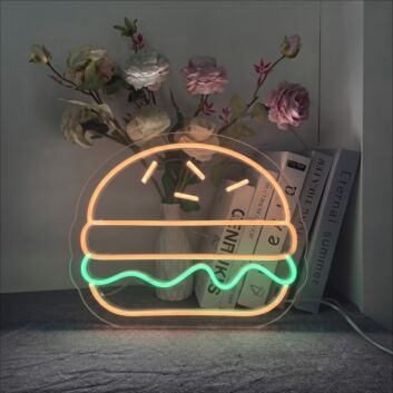 Burger Neon Sign