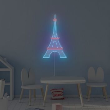 Eiffel Tower Neon Sign