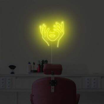 Hold Face Neon Sign