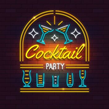 Cocktail Party Neon Sign