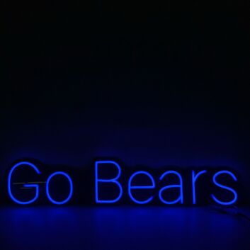 Go Bears Neon Sign