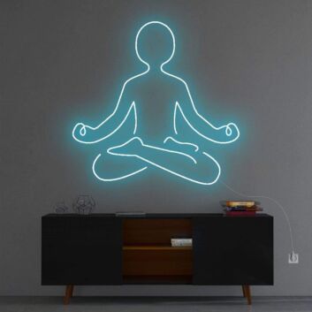 Meditation LED Neon Sign