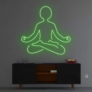 Meditation LED Neon Sign