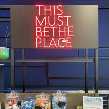 This Must Be The Place Neon Sign