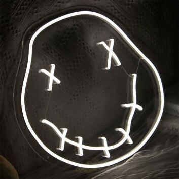 Funny Goofy Face Neon Sign