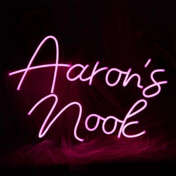 Aaron'S Nook Neon Sign