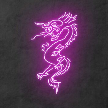 Dragon neon sign