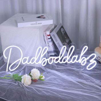 Dadboddab Neon Sign