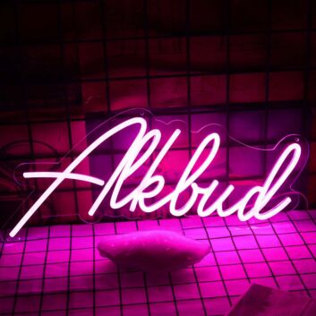 Alklud Neon Sign