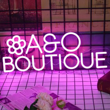 Abo Boutique Neon Sign