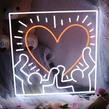 Radiant Heart Neon Sign
