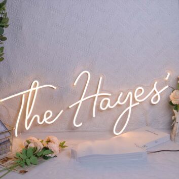 The Hayes Neon Sign
