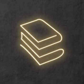 Books Neon Sign