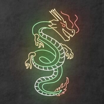 Blood Dragon LED Neon Sign