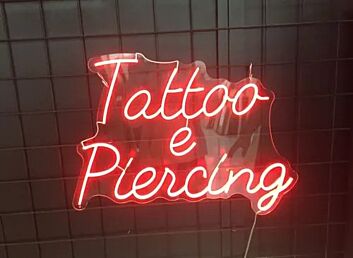 Tattoo And Piercing Neon Sign