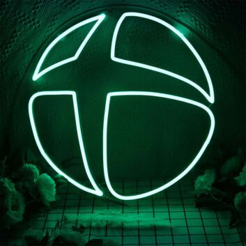 Four-Panel Xbox Emblem LED Neon Sign