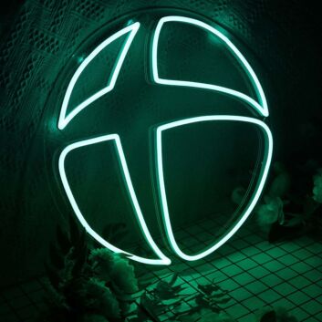 Four-Panel Xbox Emblem LED Neon Sign