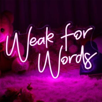 Week For Words Neon Sign