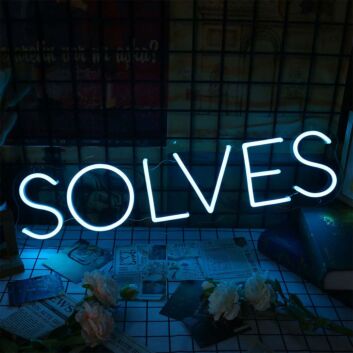 SOLVES Neon Sign