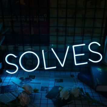 SOLVES Neon Sign
