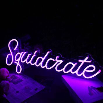Squidnate Neon Sign