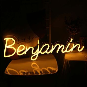 Benjamin Neon Sign
