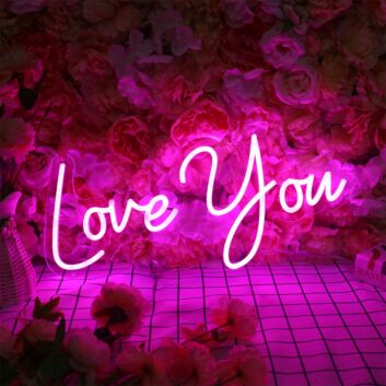Love You LED Neon Sign